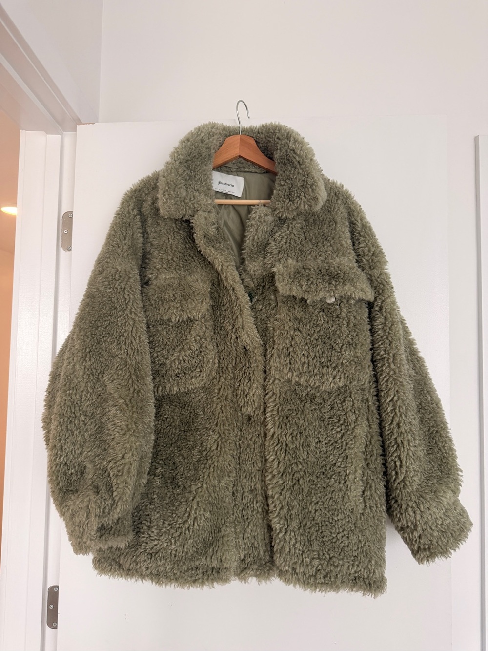 Stradivarus Mint Teddy Jacket